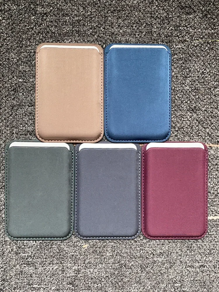 Offical Finewoven Card Wallet Case For Apple iPhone 15 Pro Max Plus iPhone 14 13 12 Pro Strong Magnetic Magsafe Leather Cover