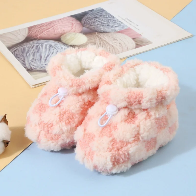 

0-13M Baby Shoes Socks Warm Anti-slip Cotton Comfort Light Weight Crawl Toddler First Walkers Baby Boys Girls Booties Shoes