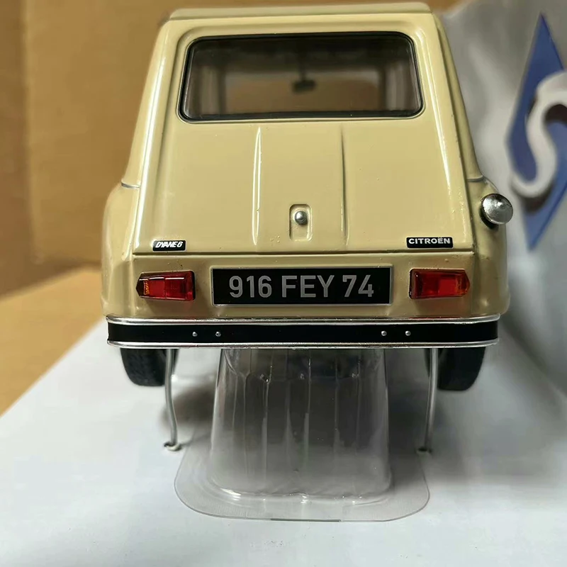 SOLIDO 1:18 CITROEN DYANE 6 Simulation Alloy Car Model Diecast Toy Collectible Ornaments