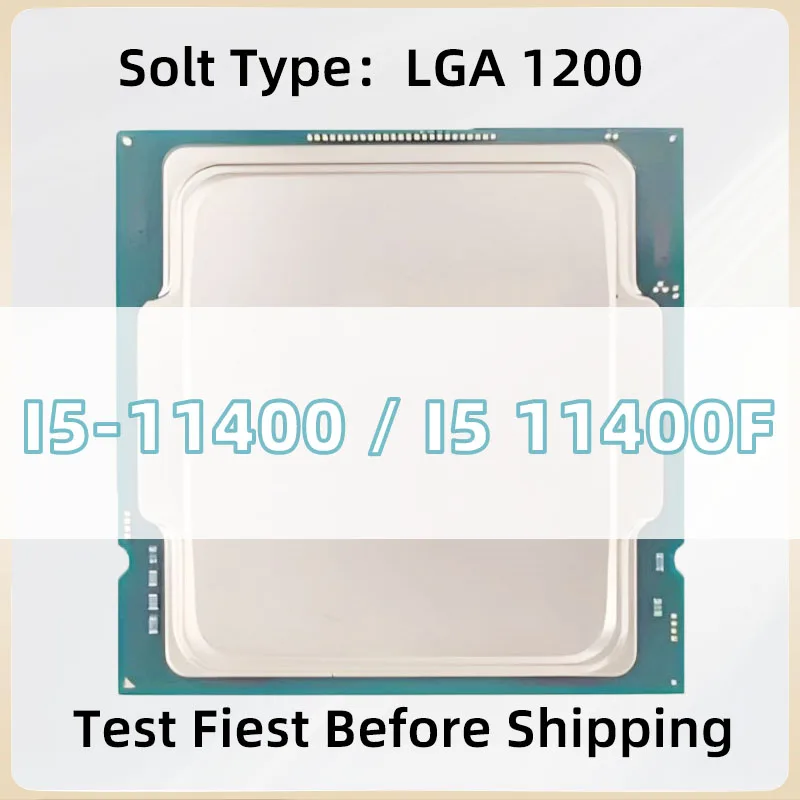 Core I5 114000/I5 11400F CPU 2.60GHz 6-Core 12-Thread 65W L3 12MB LGA1200 Processor Support DDR4 Memory Stick