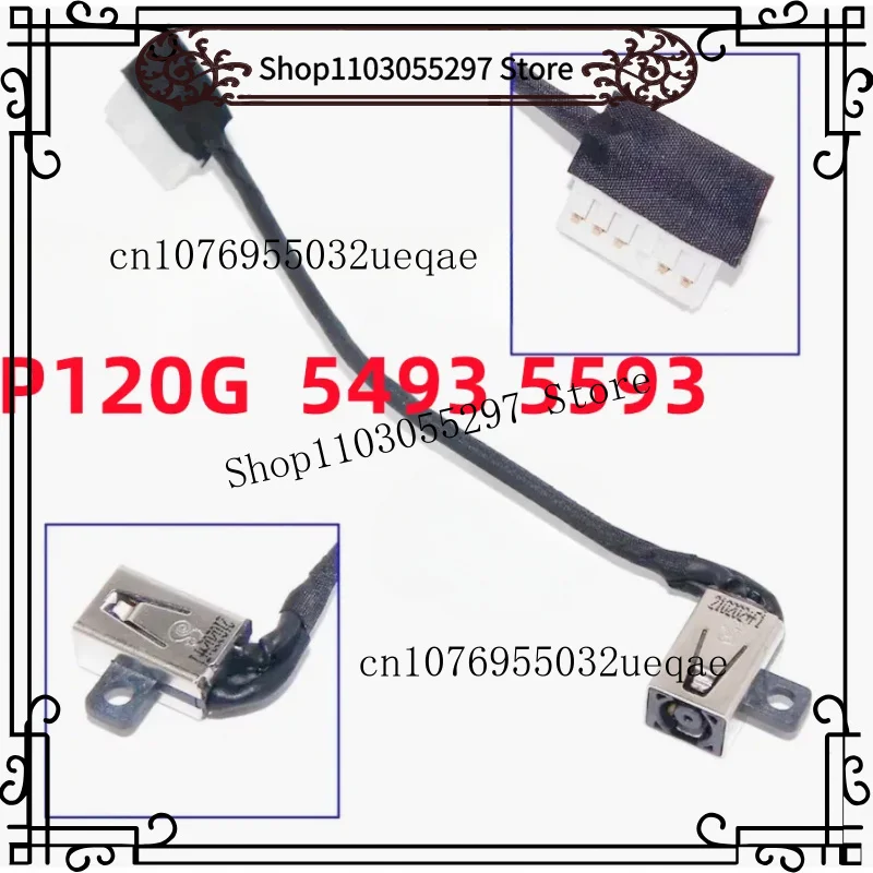Substitute for Inspiron P120G 5493 5593 P90F Power Charging Port Connector