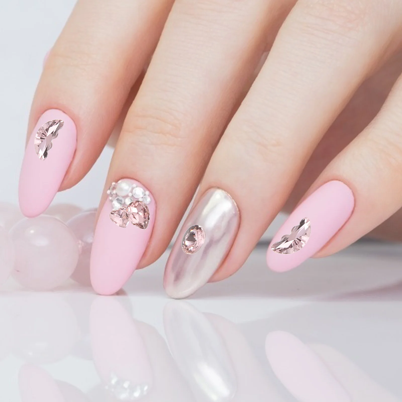 

Custom Nail Art Rhinestones Shiny naments Decorative DIY Craft Supplies Safe Durable Prime Material Long Life Serving