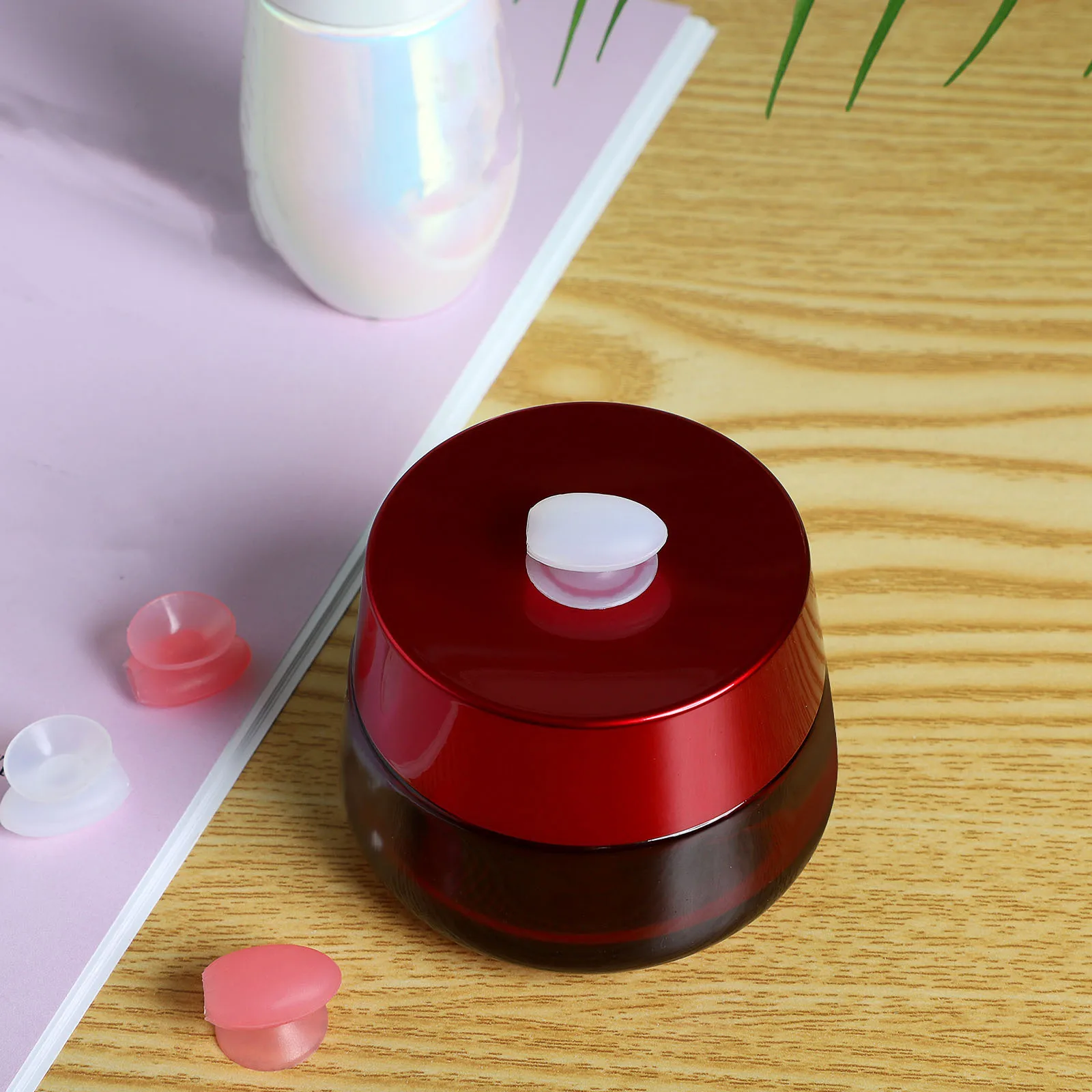 

10Pcs Silicone Lip Brush Covers Anti Lost Dustproof Lip Care Protector Travel Makeup Brush Storage Accessories