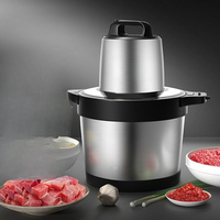Meat grinder household 6L automatic large capacity 10L electric durable 304 stainless steel multi-function