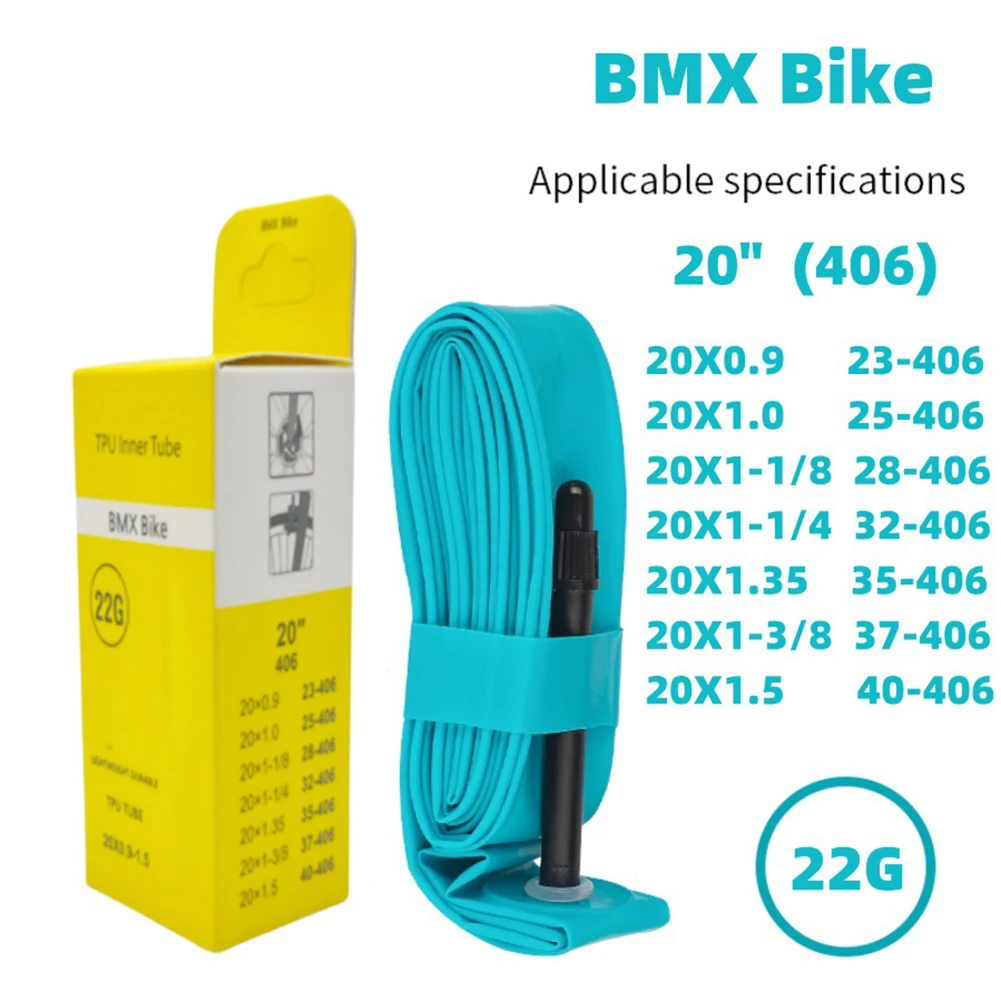 Improved Handling For Bike Maintenance Ultralight Inner Tube 20×1.75-2.5 Inner Tube No Air Leakage Reduced Rotation Mass