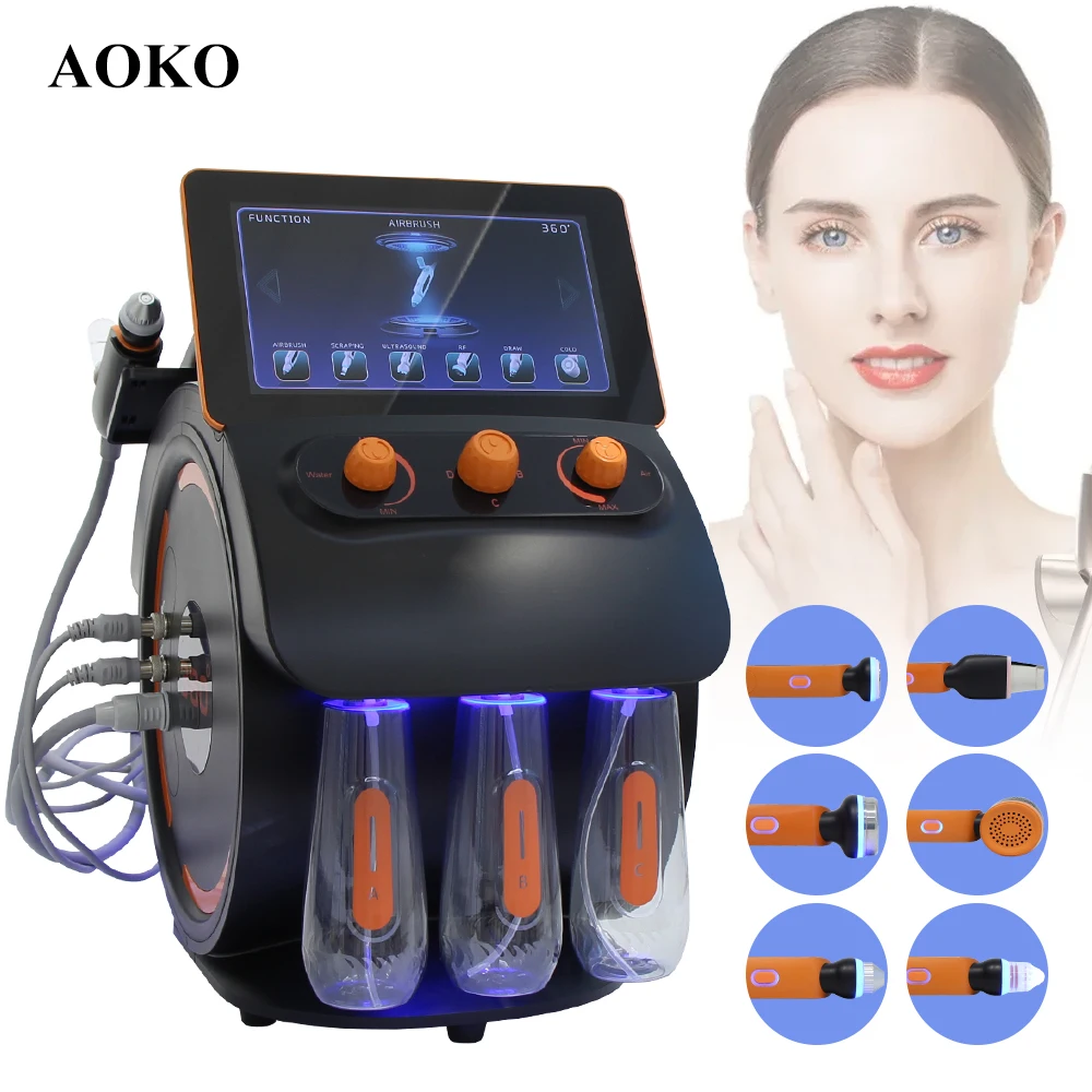 AOKO H2O2 Hydrogen Oxygen Small Bubble Visible Machine Blackhead Removal Deep Cleansing Microdermabrasion Skin Rejuvenation Peel