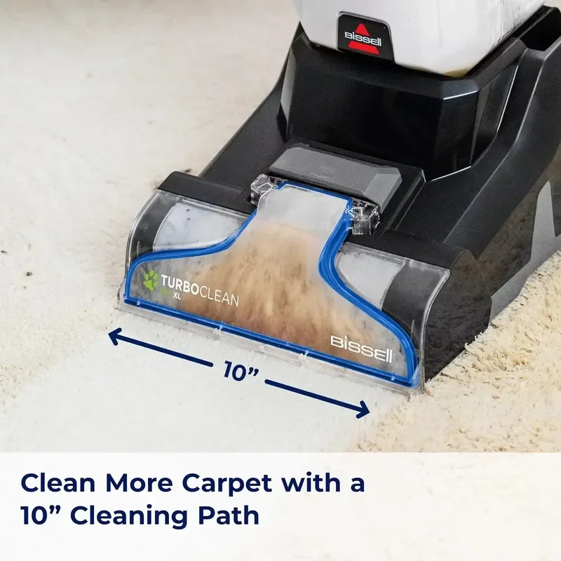 2026 Latest BISSELL TurboClean Pet XL Upright Carpet Cleaner with Upholstery Tool and Stain Remover Formula for Pet Hair