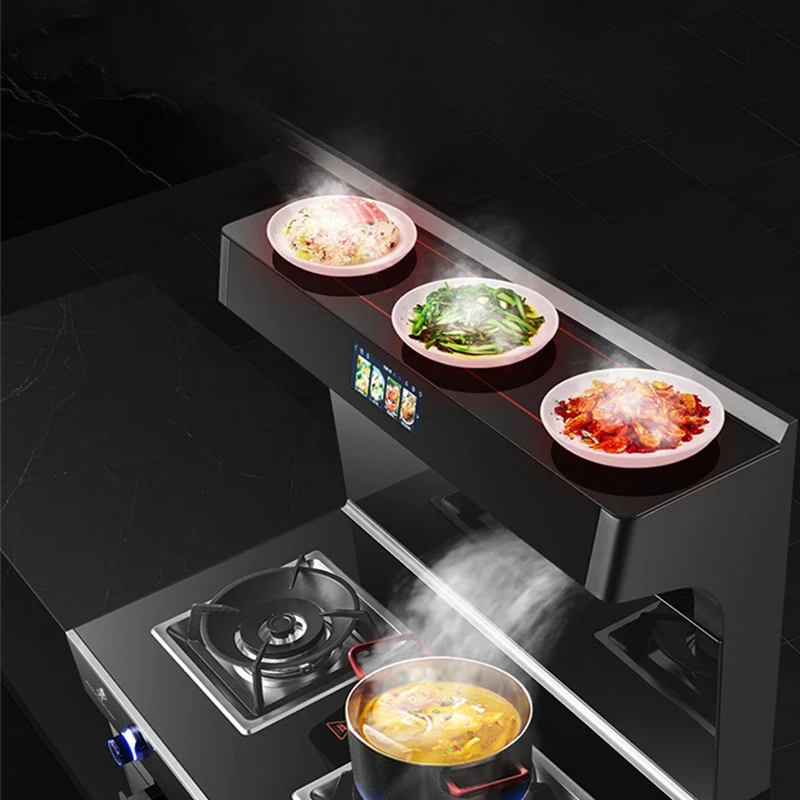 Firewood integrated stove smokeless integrated automatic cleaning intelligent frequency conversion steaming and baking