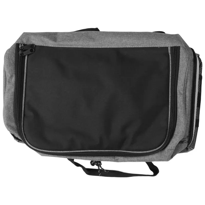 【Price Drop !!】2X Bowling Bag,Bowling Tote Golf Shoe Bag And Padded Divider For Double Ball And One Pair Of Bowling Shoes