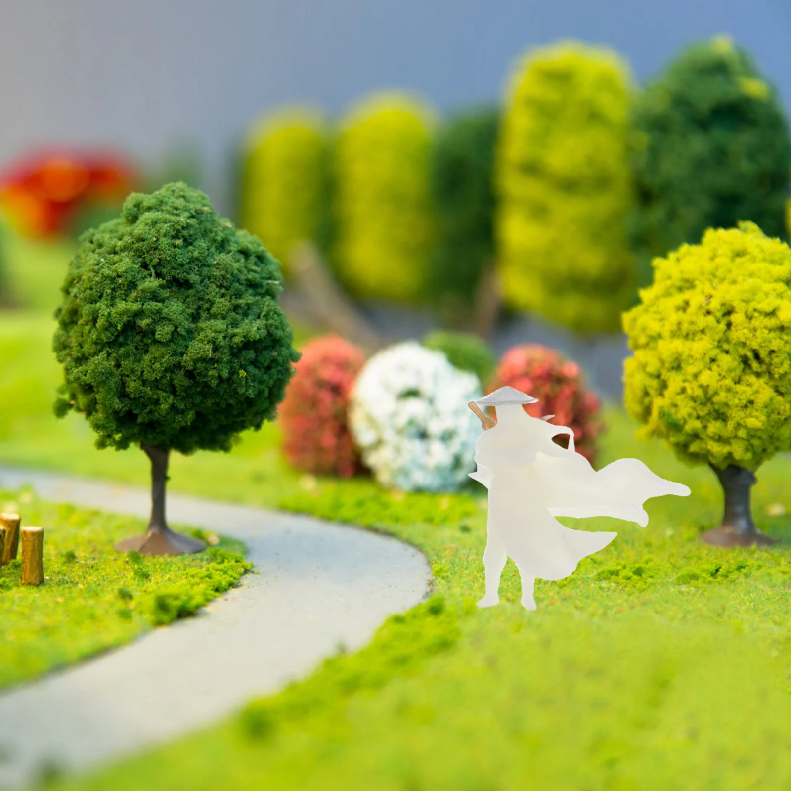 

Ancient Chinese Warrior Figure Exquisite Micro Landscape Bonsai Terrarium Miniature Garden Sculpture Ornament Desktop Mini