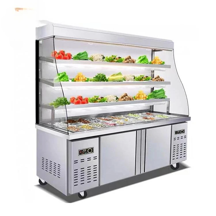 Commercial Display Refrigerator And Cooler Display Cabinet Fridge For Malatang Hot-pot Restaurant