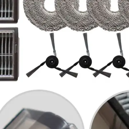 For MOVA P10 P/ro For Ultra Side Brush Filter Mop Cloth Dust Bag Kit Replacement Parts Vacuum Cleaner Accessories