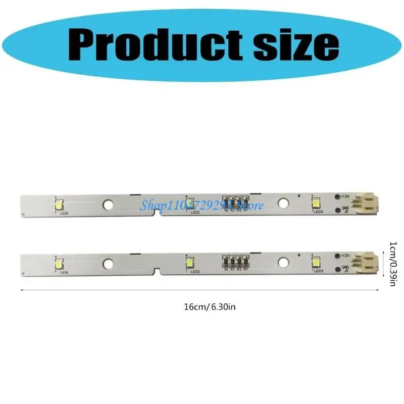 Y2GD 2PCS MED LED MODULE لترميم إضاءة الثلاجة 1629348 1529227 12V