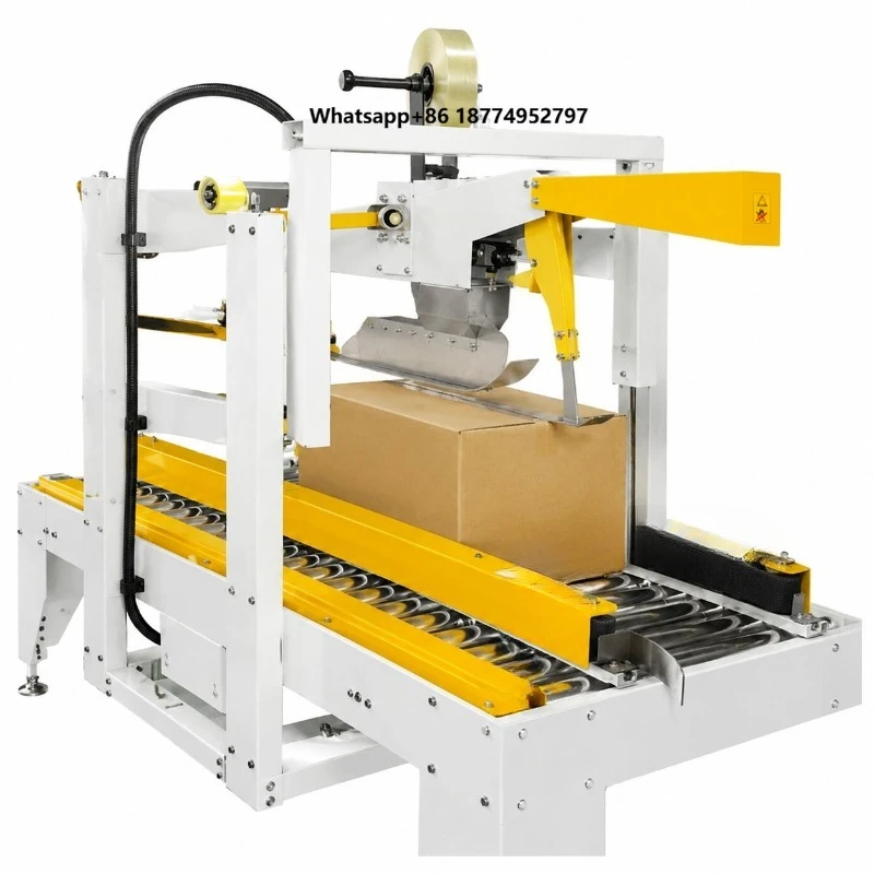 Automatic Folding Carton Sealing Machine with Compact Structure for Small Workshop and Packaging Line