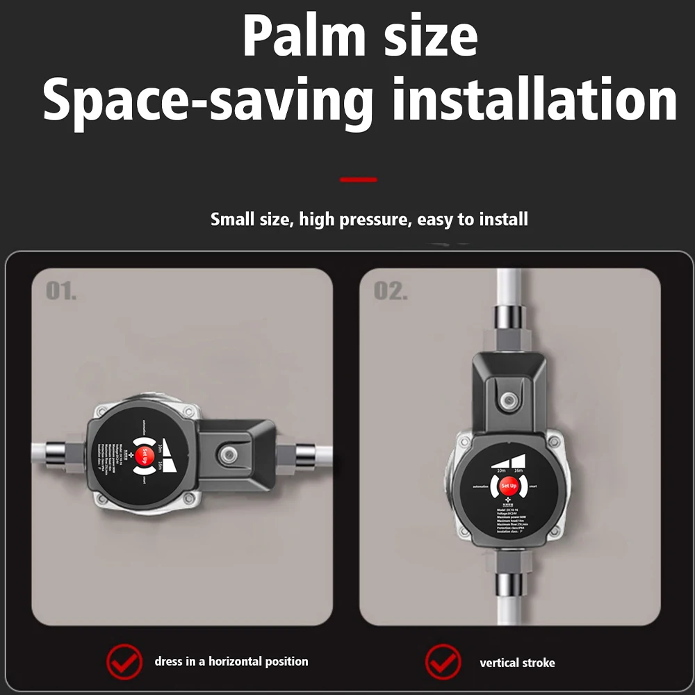 DM-DC24V-08 Intelligent Frequency Conversion 24V Home DC Water Booster Pump With Permanent Magnet Motor