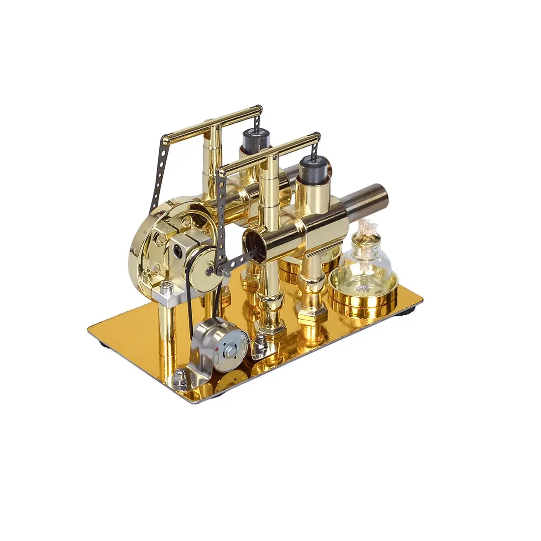 Stirling engine, generator, steam engine, physical experiment, popular science, making and inventing toy models