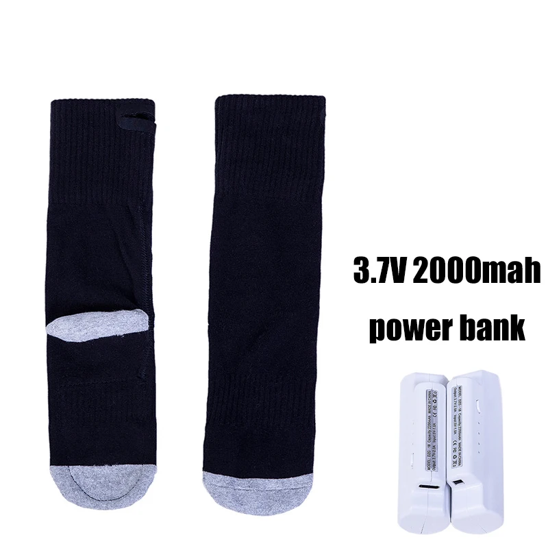 

Electric Heated Socks Including Battery Rechargeable Outdoor Sports Warm Feet Ski Sports Fishing Snowmobiles Comfortable Winter