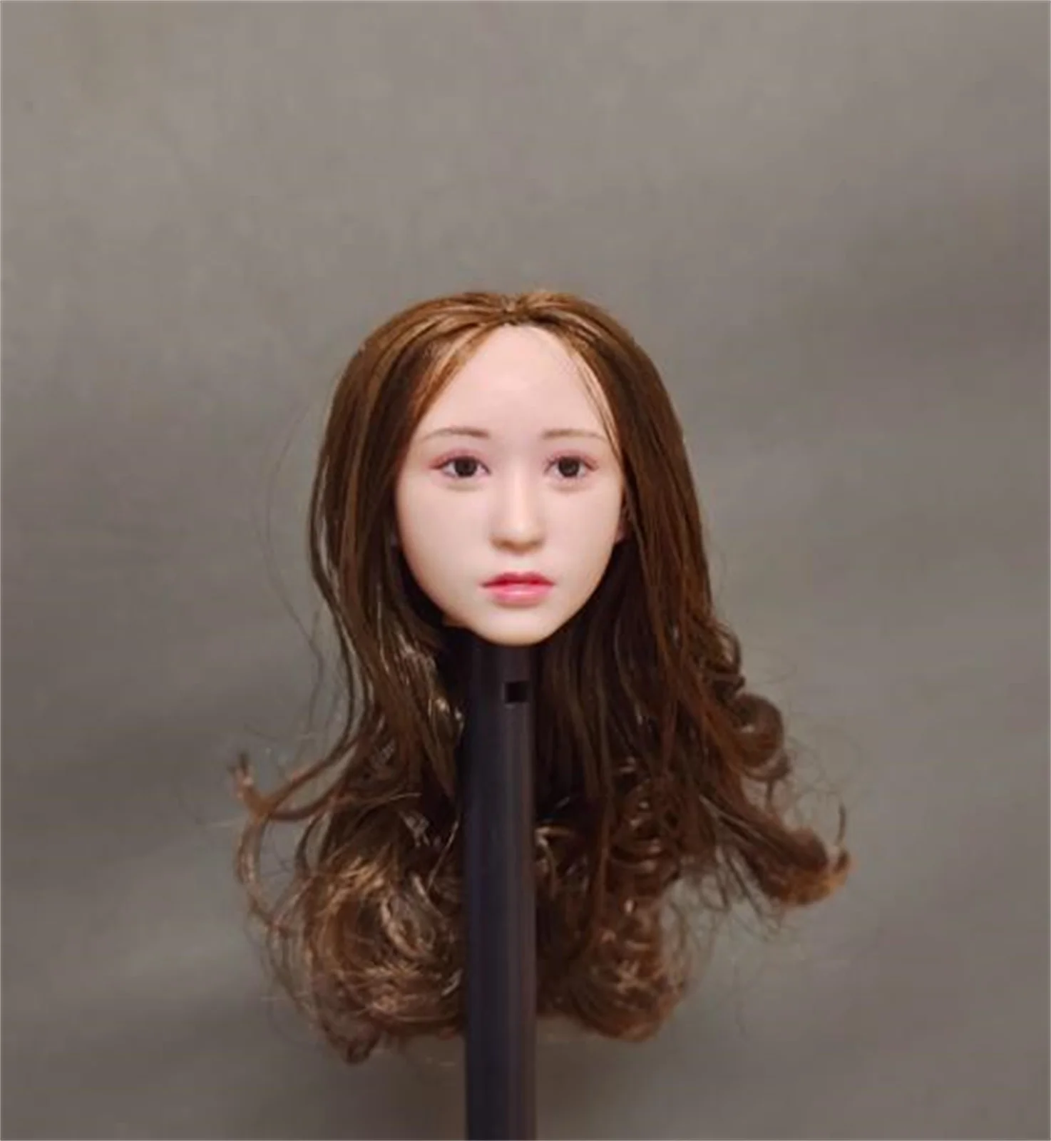 

1/6 Girl Express Beauty Xiao QI Female Head Sculpture Expression For PH 12 inch figure Model toy
