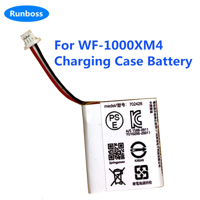 New Original 520mAh Li-ion Wireless Headset Battery For Sony WF-1000XM4 Charging Case New High Quality