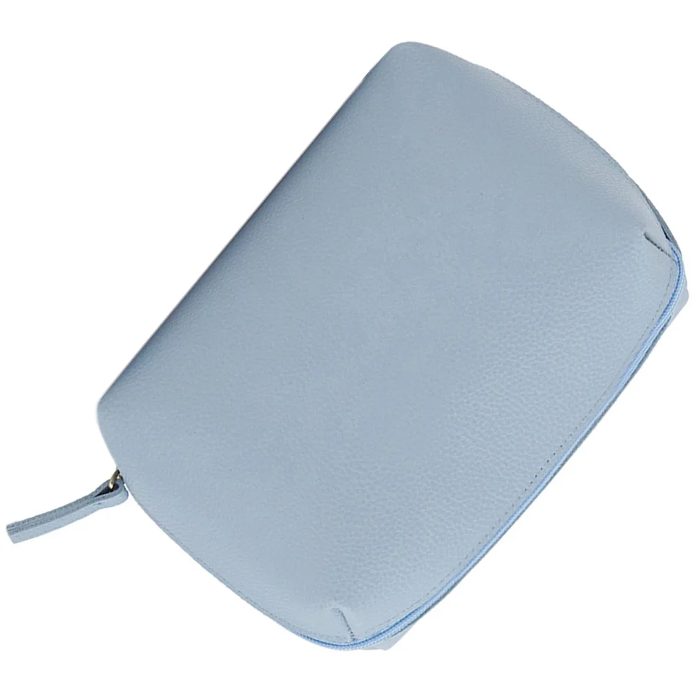 

Toiletry Bag Portable Waterproof Makeup Cute High Capacity Tiny Small Cosmetics Sky-blue Travel Miss