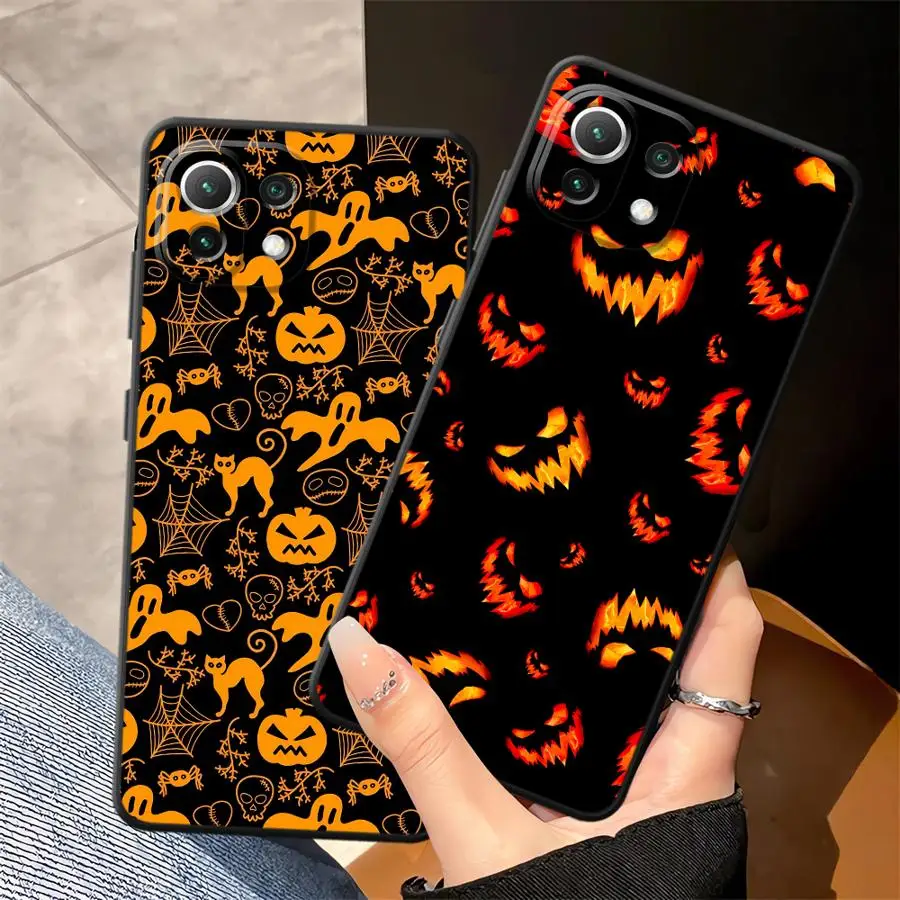 حافظة لهاتف Xiaomi Mi 9T 10T 10 11 13 Lite 13 9 11T 14 Pro CC9Pro غطاء خلفي ناعم للهالوين