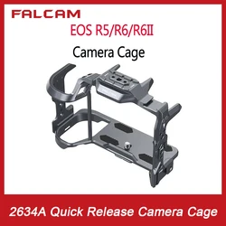 FALCAM F22&F38&F50 V2 2634A Quick Release Camera Cage for EOS R5/R6/R6II Series Cameras Protection kit