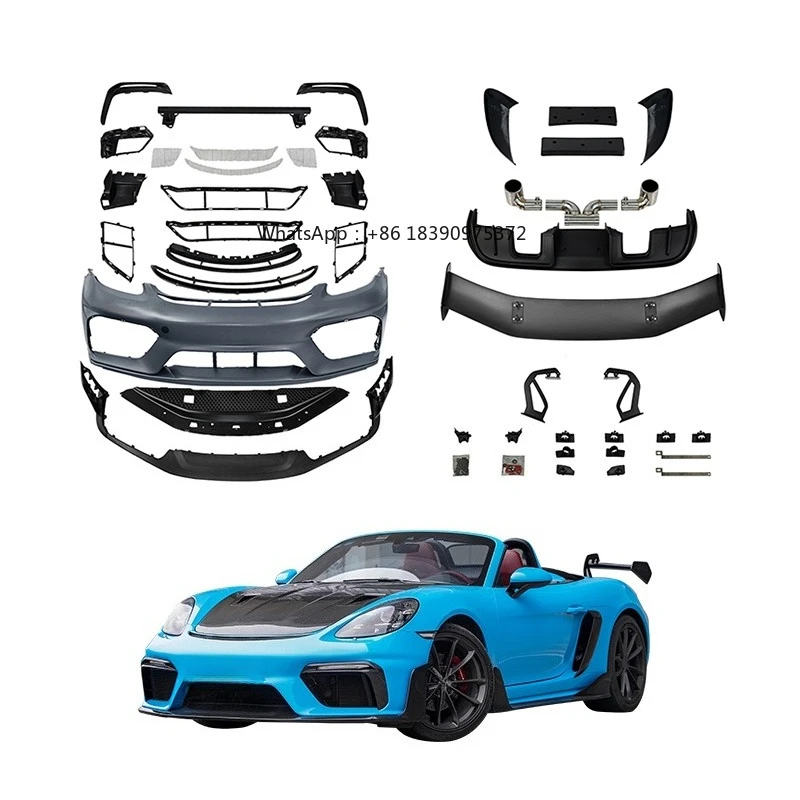 

2017-2023 Front Body Kits Spoiler Car Grille PP Fog Light Upgrade
