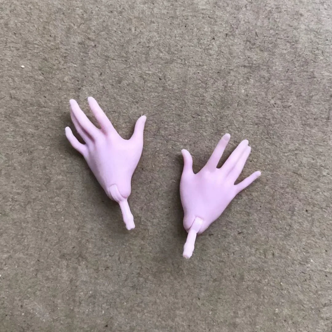 1/6 Doll Replacements Hands Elbows Feet Black Brown White Beige White Pink Skin Doll Parts Original Doll Accessories