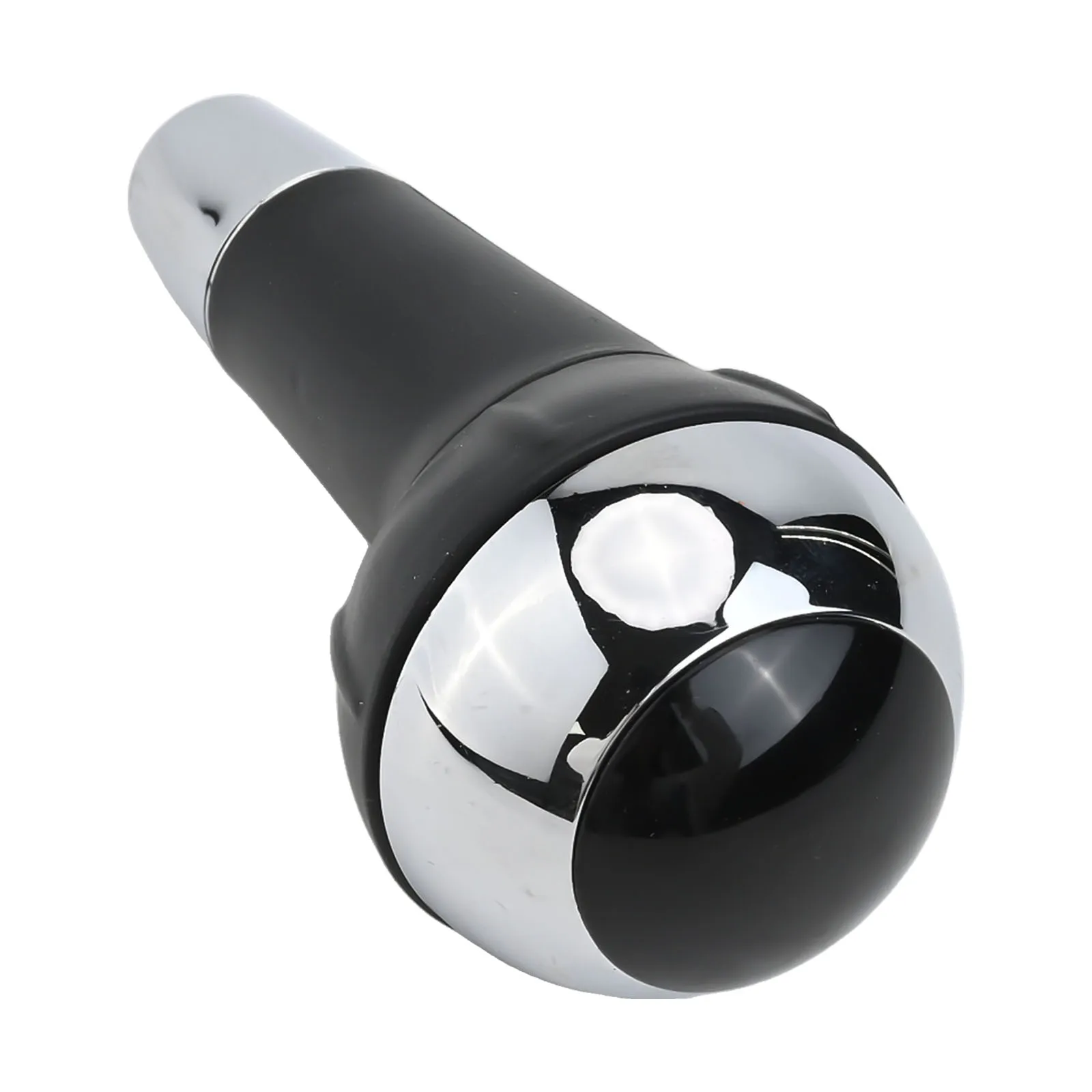 

Chrome Silver Shift Knob Automatic Shift Knob Modern Interior Upgrade Stylish Shift Knob Design For FIAT 500 2012-2017 Black