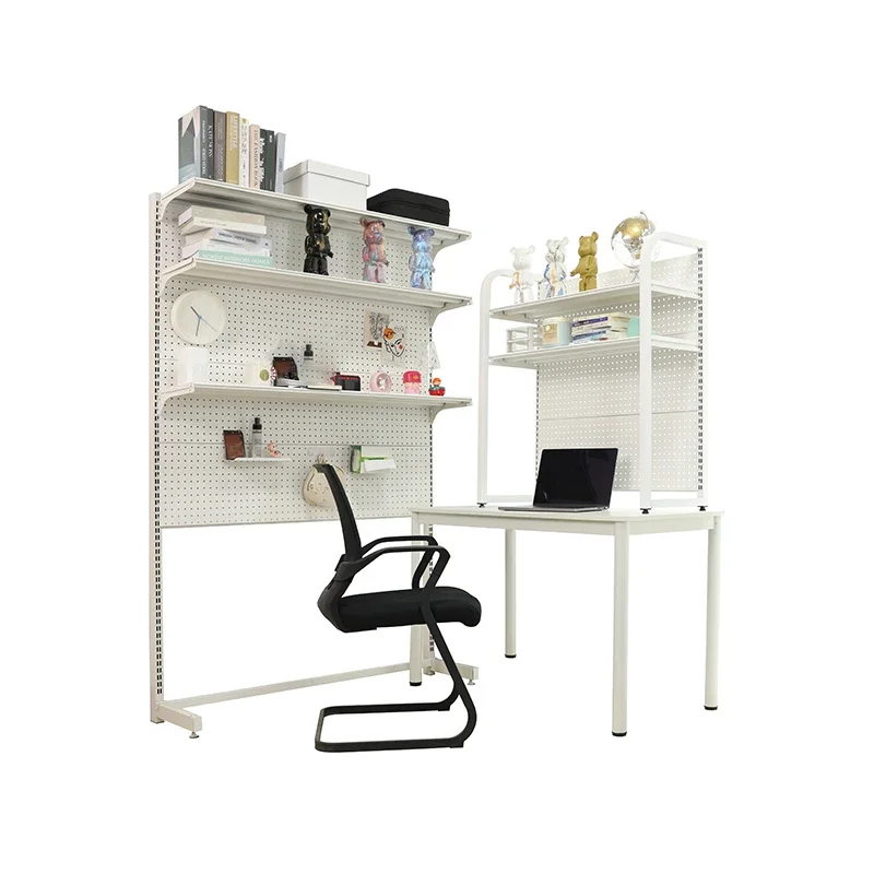 Leke Computer desk bookshelf combination household small apartment bedroom integrated shelf