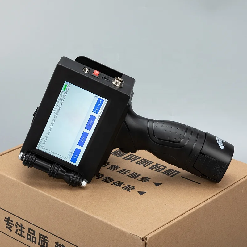 Manual hand impulse printing hot stamping machine expiry date coding inkjet printer