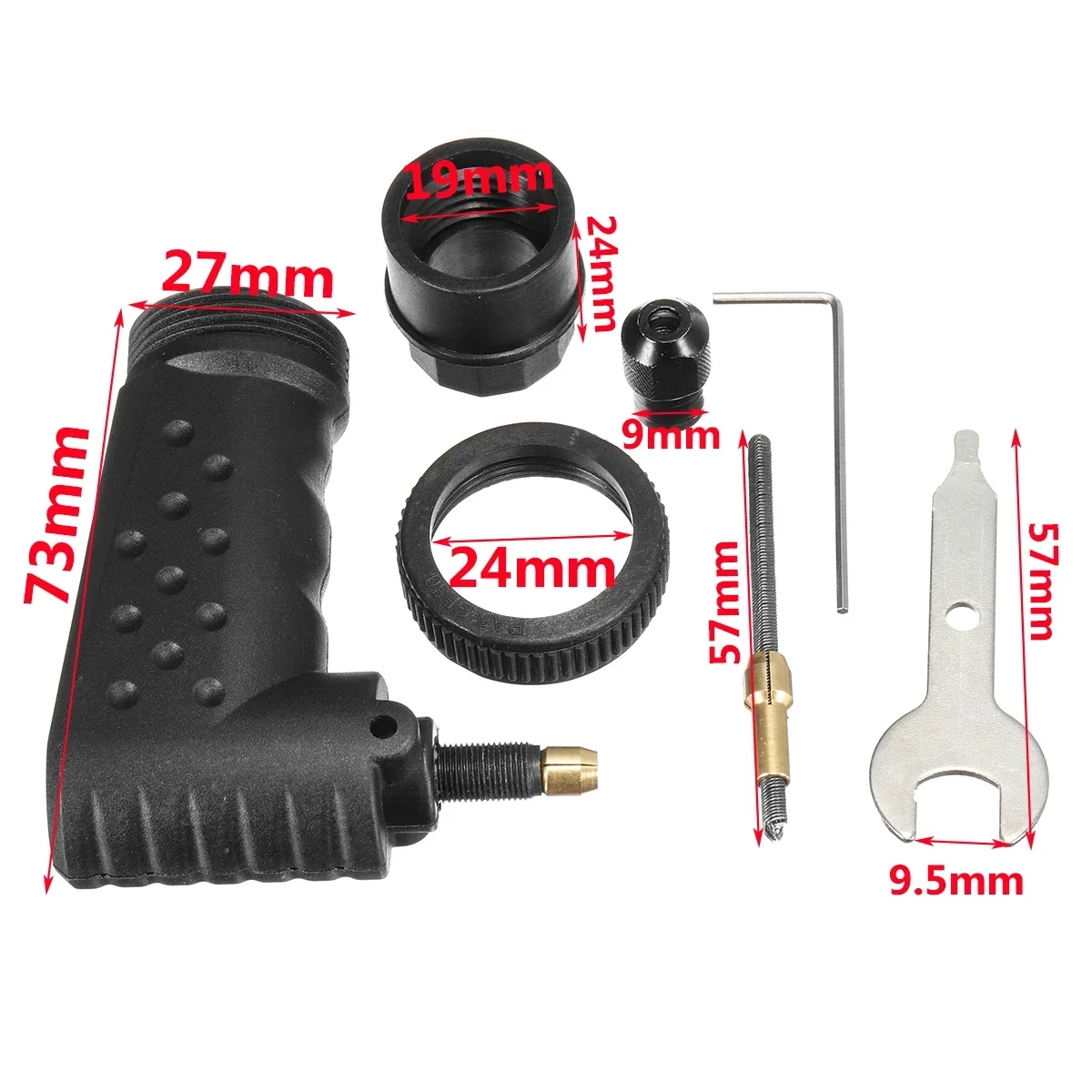 For Dremel Tool Accessories fit Original 4000 3000 8200 275 Electric Grinder Kit Right Angle Converter Attachment Rotary Tools