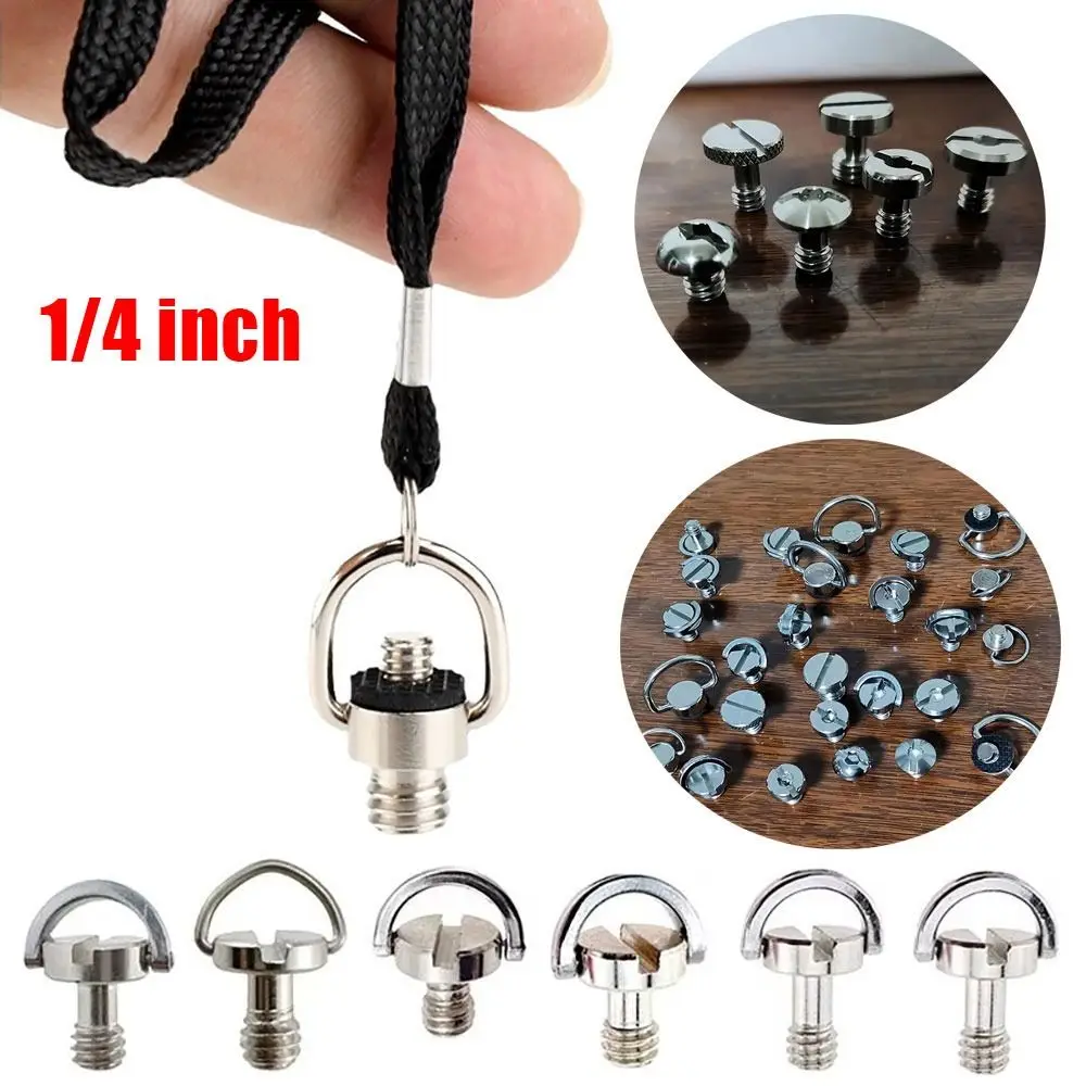 1Pcs For Tripod Monopod Ballhead Camera Mount Screw Dslr Photo Photography Accessories Plate Adapter Screw 1/4 Inch