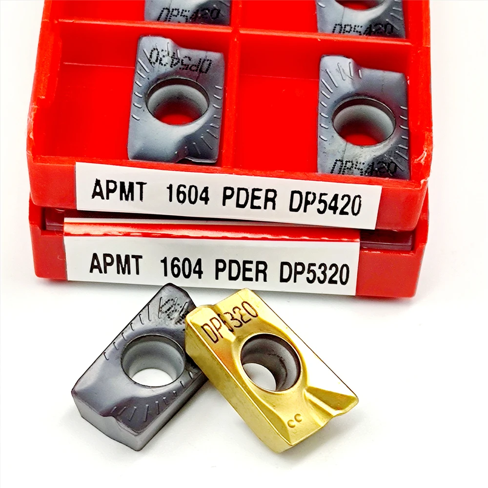 

APMT1604 Carbide CNC Insert DP5320 DP5420 Indexable Milling Turning Blades for Stainless Steel Cast Iron Metal Cutting Tools