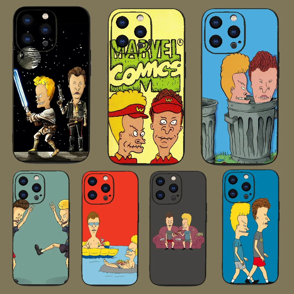 Beavis And Butthead Phone Case For Iphone 15 11 13 14 Pro Max 7 8 Plus X Xr Xs Max Se2020 12mini Cover Case