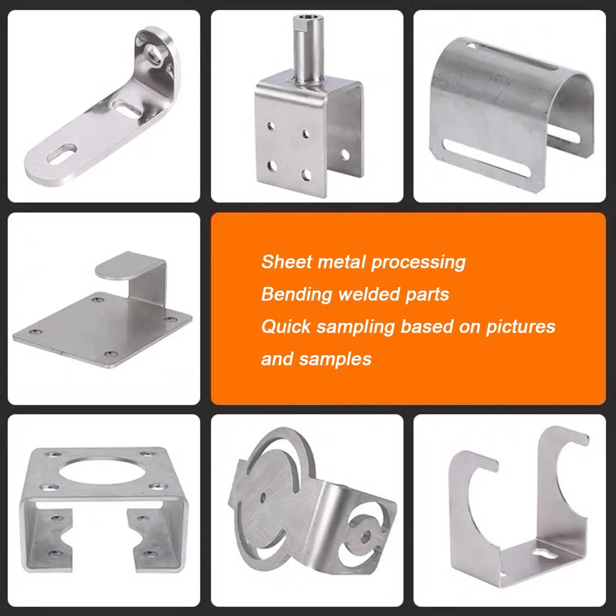 Thin Plate Shearing, Brushed/Mirror-Finish, Laser Cutting, Square Plate Bending, Drilling  304 Stainless Steel Plates