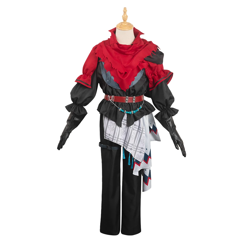 Final Fantasy XVI Joshua Cosplay FF16 Costume Uniform Coat Pants Fantasia Roleplaying Outfit Halloween Carnival Party Cloth Suit