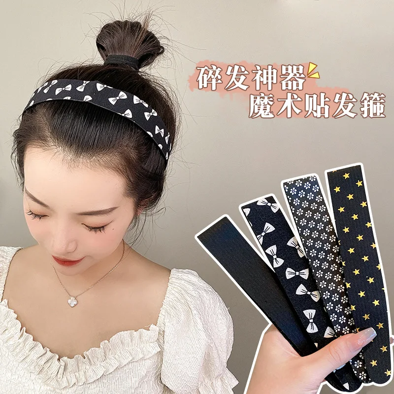 Hot Summer Must-have 2024 Summer Headband for Women Magic Attachable Bangs for Frizzy Adult Hair Stick Easy Styling Accessory