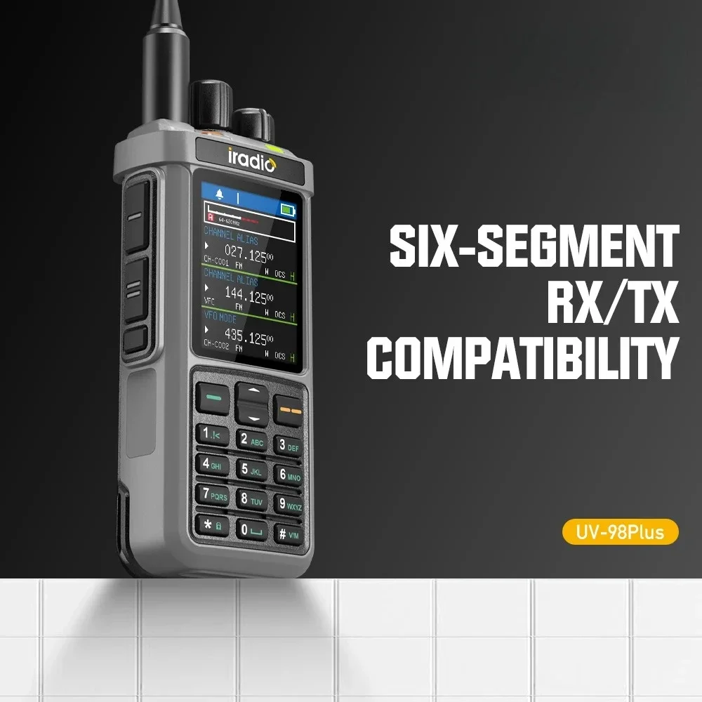 Горячая распродажа 2025 года, горячая распродажа 2025 года, самая продаваемая рация Iрадио UV-98 Plus, 10 Вт, двусторонняя портативная рация