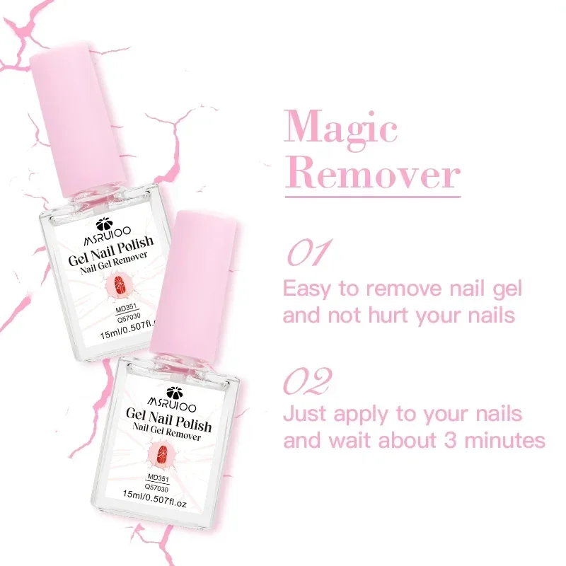 1/2szt 15ml Żel do usuwania żelu do paznokci Żel do paznokci Magic Burst Żel do paznokci w 3-5 minut Szybko usuwa żel do usuwania kleju do paznokci