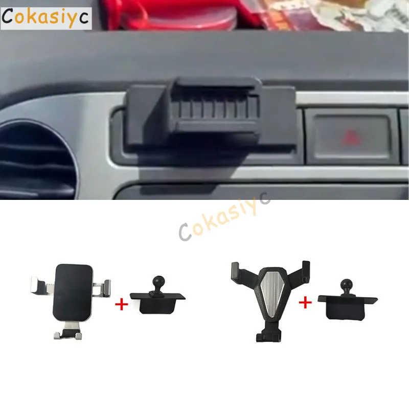 Suporte de Telefone Móvel para Carro com Ligação por Gravidade, Especial para Volkswagen VW Tiguan MK1 2010-2019, em Plástico ABS