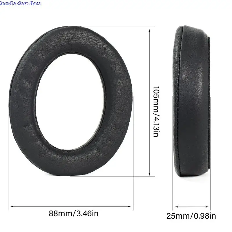 HD490Pro/HD490Proplus 헤드폰을위한 D0UA 양가죽 귀 쿠션 부드러운 통기성 이어 패드 이어 컵 향상 오랫동안 오래 마지막