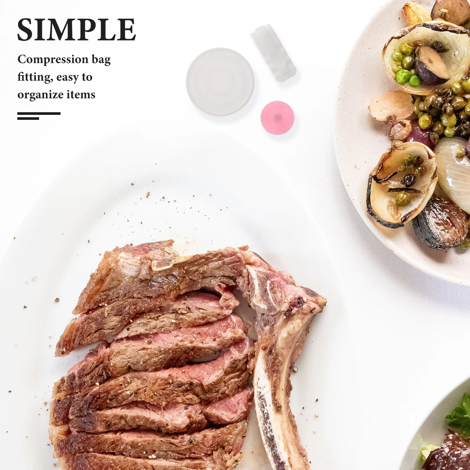 1 комплект, универсальный вакуумный компрессионный мешок, аксессуары, компрессионные пробки, уплотнительные зажимы, замки клапанов, герметичные пробки для хранения, пространство