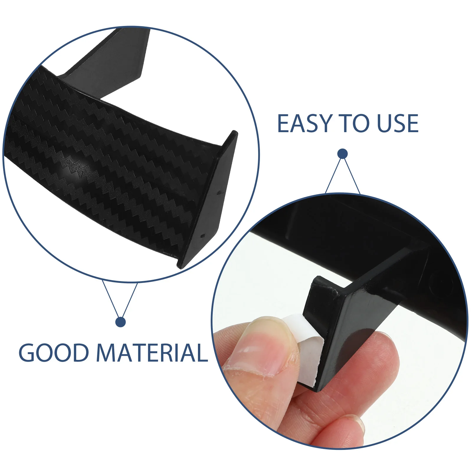 

Mini Tail Wing Universal Trunk Spoiler Car Modification Decor Drift Rear Small Carbon Fiber Durable Flexible Suitable All Cars