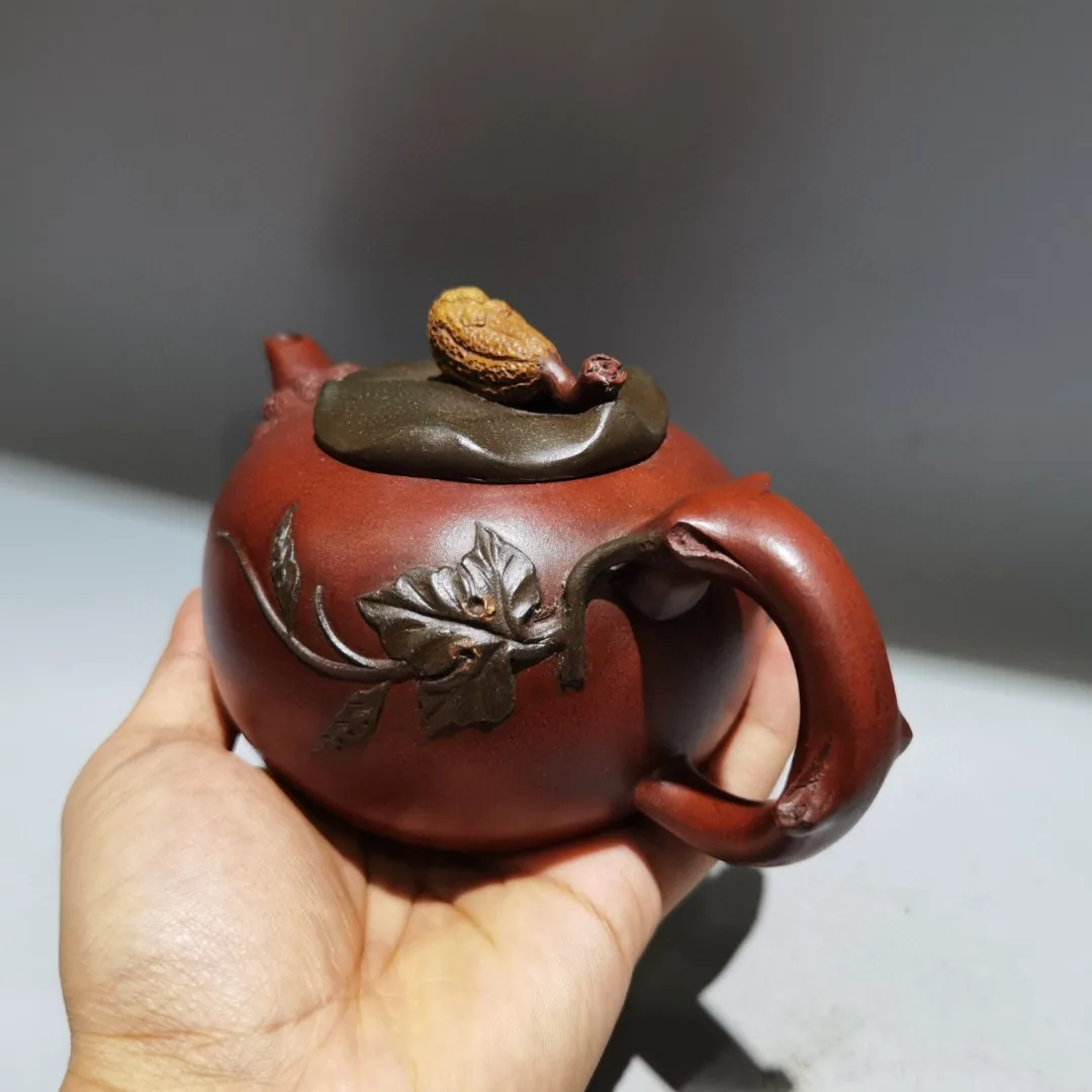 Purple Clay Pot Melon shaped pot Two tone teapot Buddha's Hand Pot Kettle Teapot Pot Tea