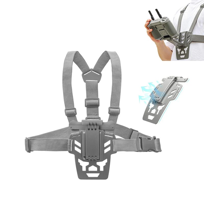 Tragbare Bauch- und Nackenstütze mit Fernbedienungs-Halsbandhalterung für DJI Drone RC 2/1 RC PRO Controller