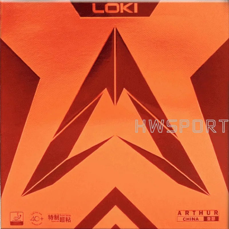 LOKI ARTHUR Asia China Table Tennis Rubber Sticky Offensive Ping Pong Rubber with Hard Cake Sponge