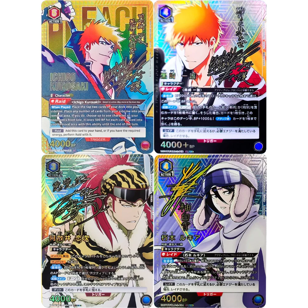 

Anime Collection Card Union Arena Card Game Bleach Ichigo Kurosaki SR 3 Star UE01BT/BLC-1-041 English Holo Child Gifts Toy
