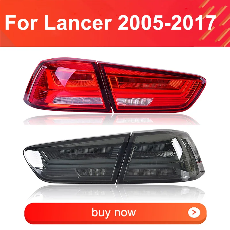 

1 Pair LED Tail Light Assembly for Mitsubishi Lancer / EVOx 2005 -2017 with LED Tail Lamp Driving Turning Signal Reverse Fog