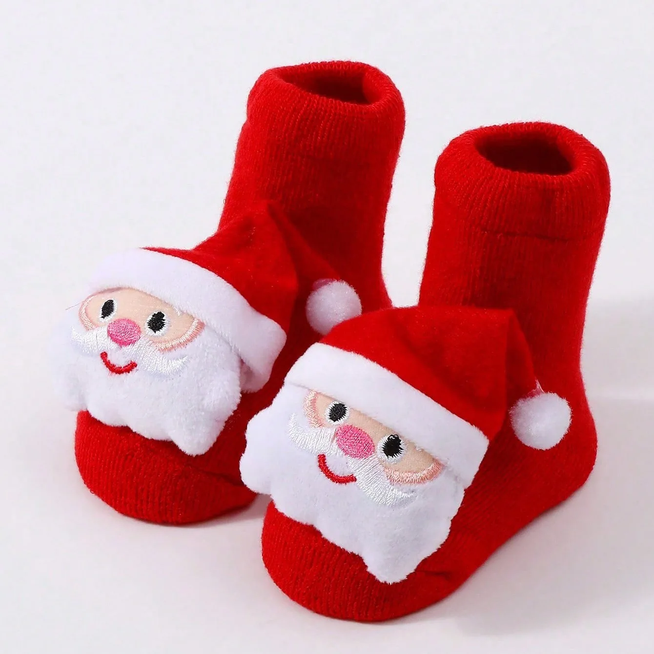 Kids Socks for Girls Boys Santa Claus Cotton Baby Socks for New Year Children's Christmas Socks For Girls Boys 0-12 Months